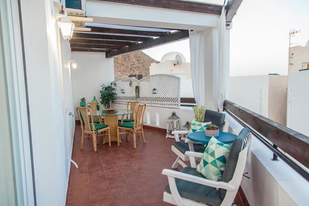 Coqueto Apartamento Con Vistas Al Mar Y Piscina Carboneras Dış mekan fotoğraf